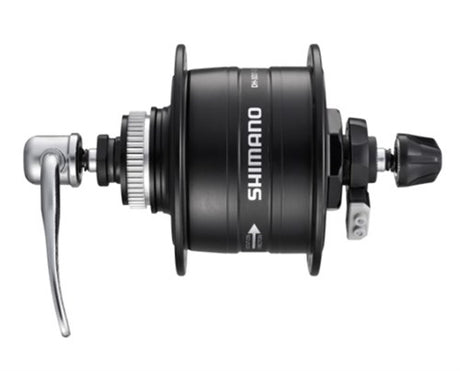 Shimano - Dynamonaaf HD -3D37 3 Watt - 36 Löcher - Mitte -lock - Schnellveröffentlichung - Schwarz