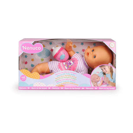 Nenuco Babypuppe 32cm mit Rasselflasche