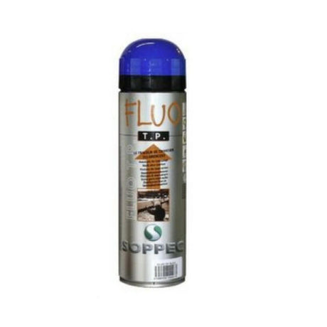 Soppec fluoverf tp blauwe aerosol