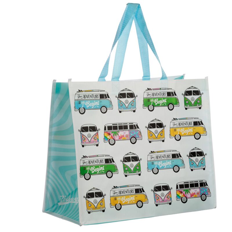 Volkswagen Van VW T1 Sommer nachhaltige Shopper-Tasche