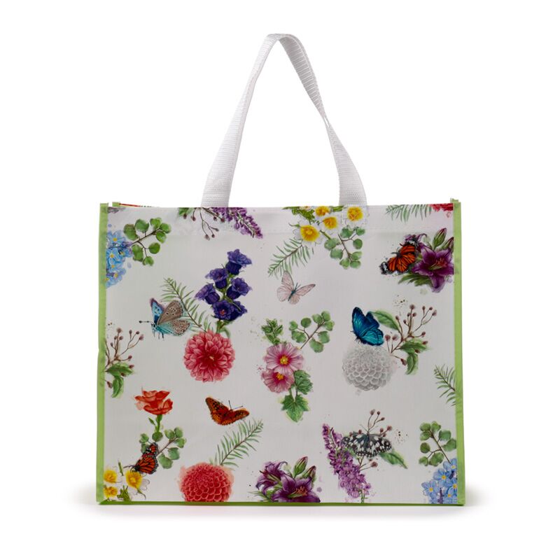 Nachhaltige Einkaufstasche „Butterfly Meadows Butterfly“.