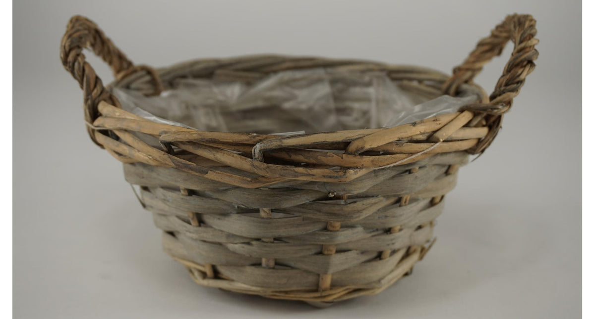 Schilmand riet grijs 19x9cm