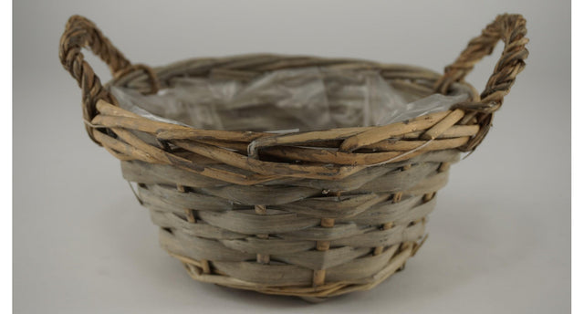 Schilmand riet grijs 19x9cm
