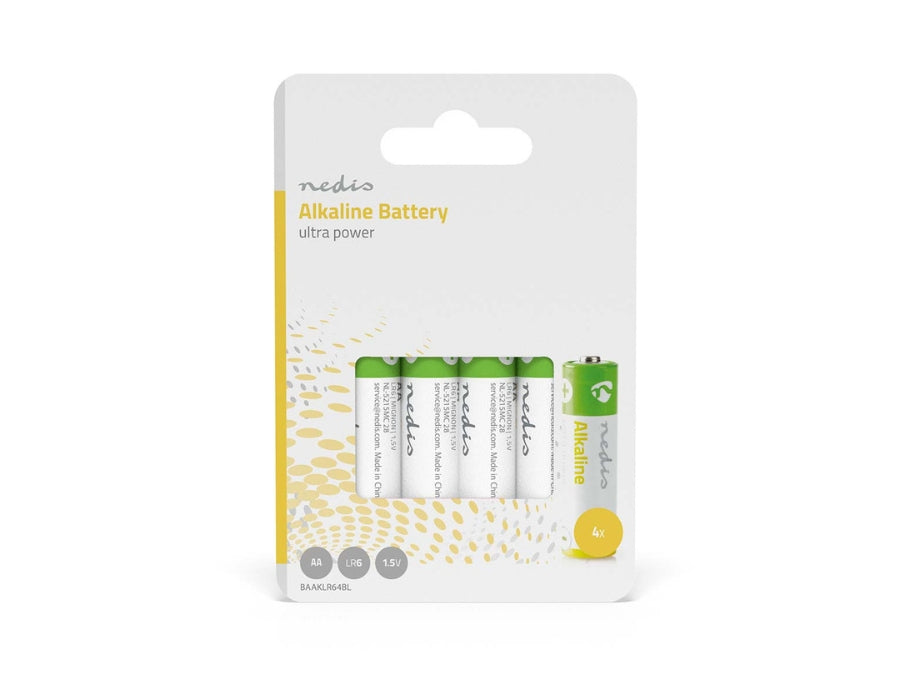 Nedis AA-Batterie – Alkali – 4 Stück