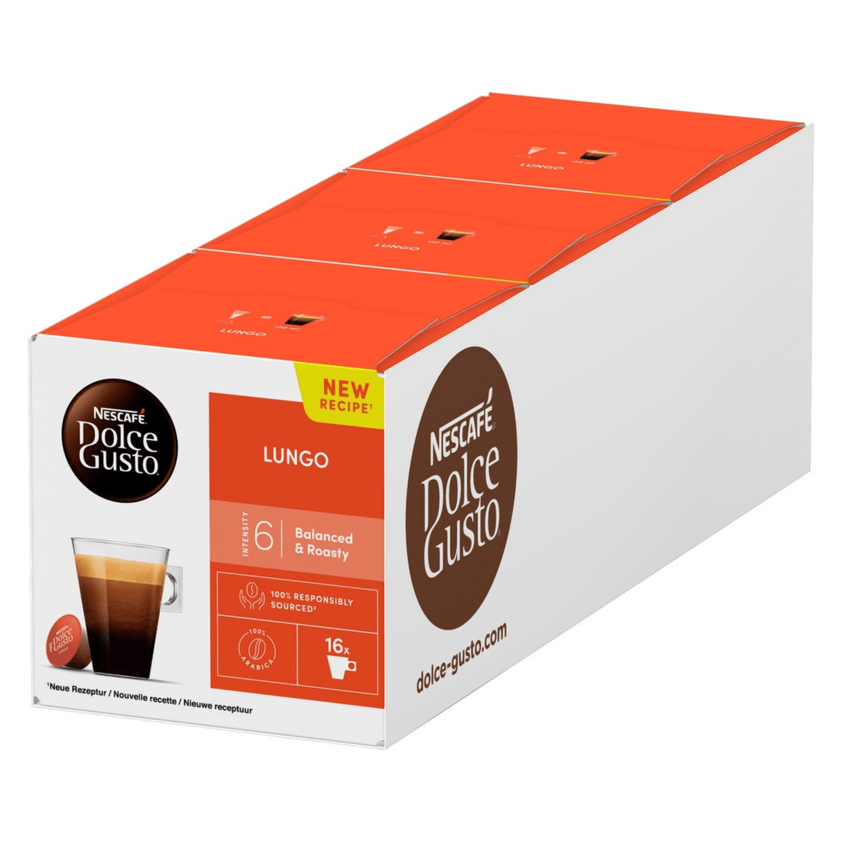 Nescafe Dolce Gusto Lungo (3x 16 Tassen) (Kopie)