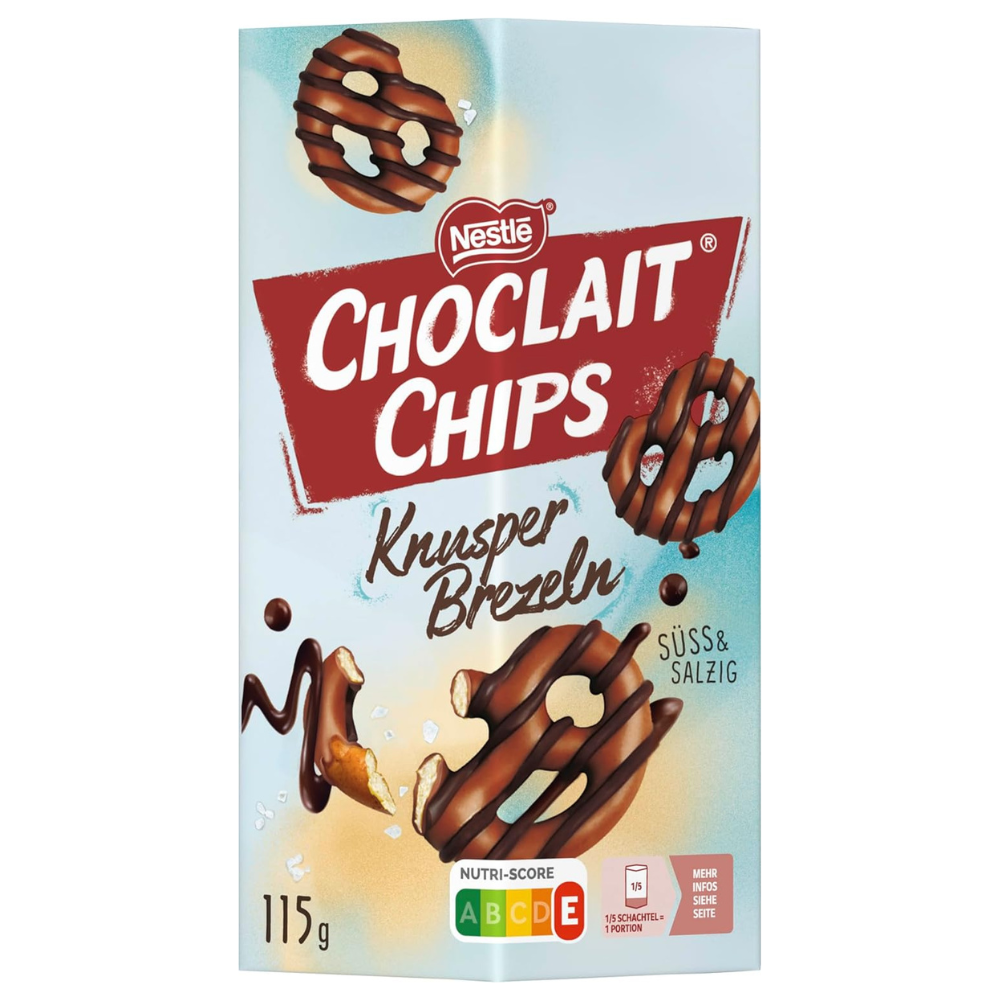 Nestlé nestle choclade chips knusperbretzeln (15x 115 gr)