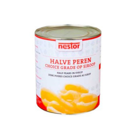 Nestor halve peren op siroop (3 liter)
