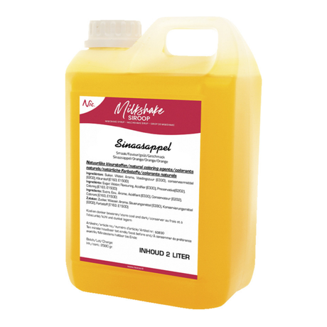 Nic milkshakesiroop sinaasappel (2 liter)
