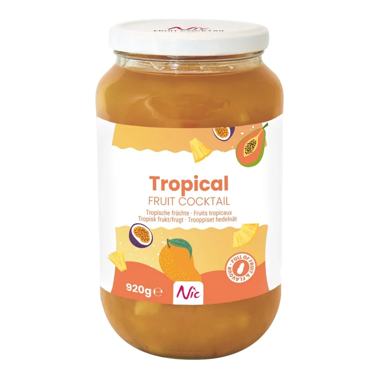 Nic tropical fruitcocktail pot (920 gram)