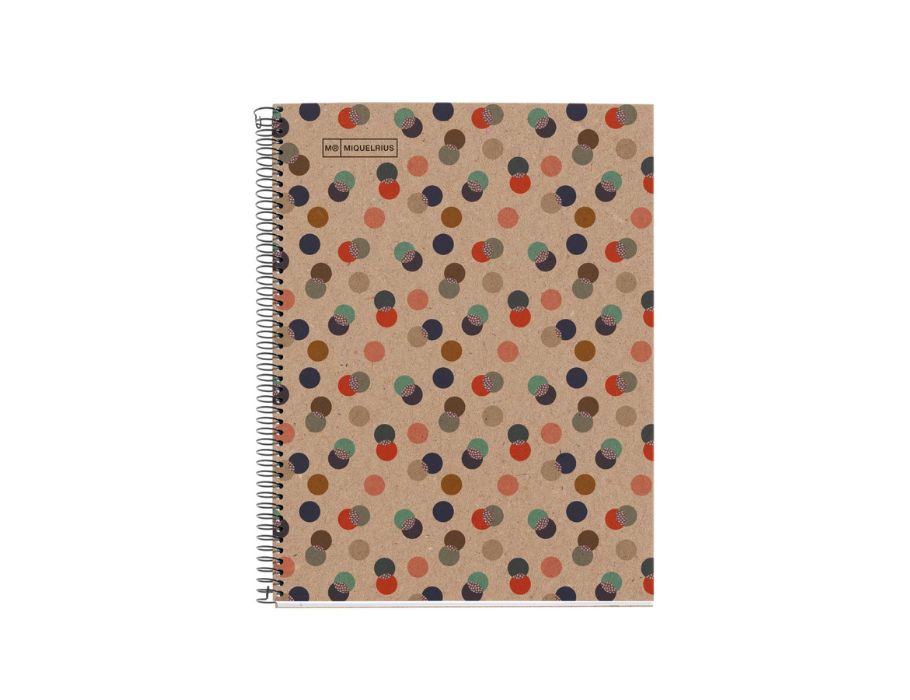 Miquelrius Notebook - Eco Confetti - A5 kariert - 80 Seiten