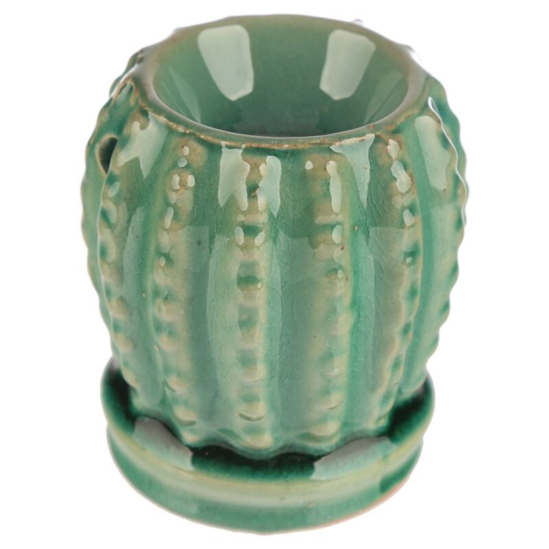 Eden Mini-Kaktus-Keramik-Duftbrenner – klein