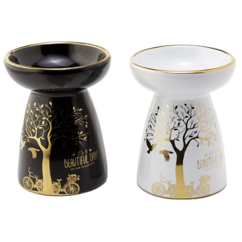 Eden Golden Tree Keramik-Öl- und Wachs-Duftbrenner