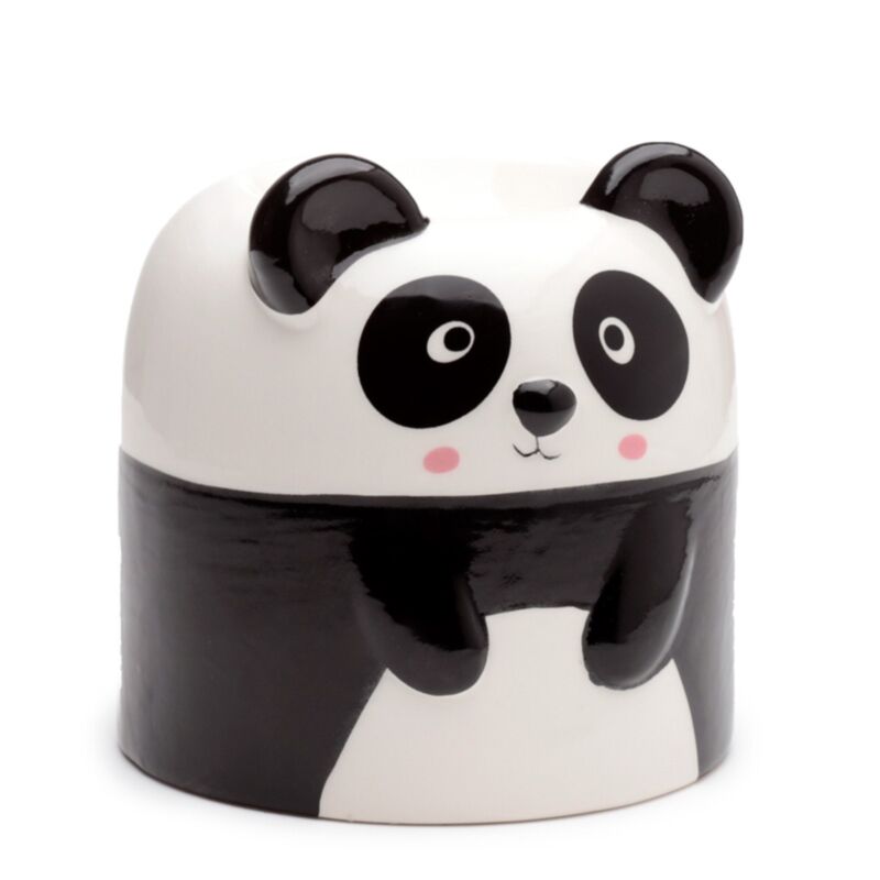 Duftbrenner aus Keramik in Pandarama-Form