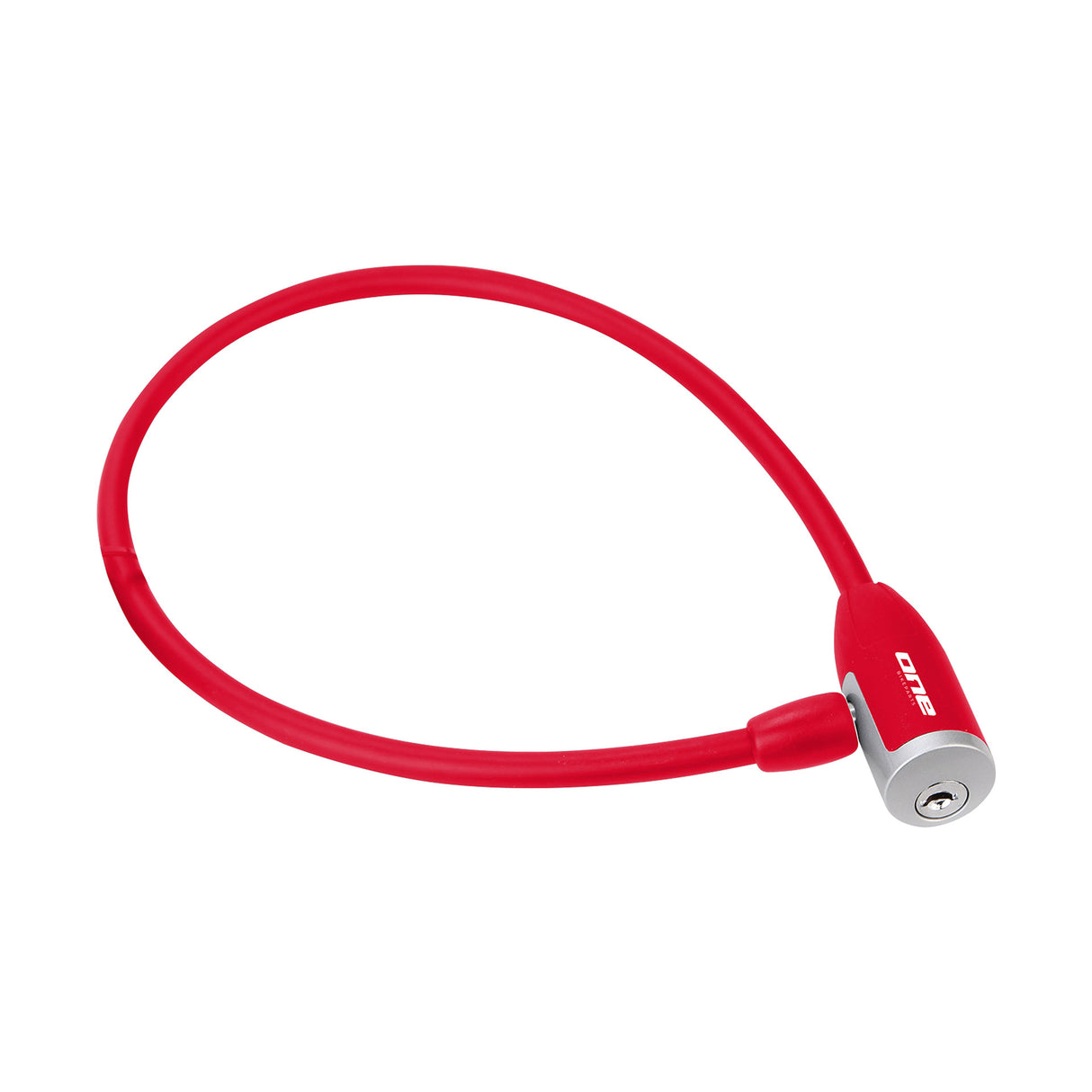 Ein Kabelschloss 12,65 12 mm 65 cm rot