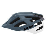 Ein Helm MTB Race M L (57-61) grau weiß