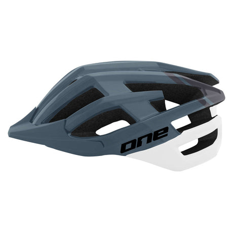 Ein Helm MTB Race M L (57-61) grau weiß