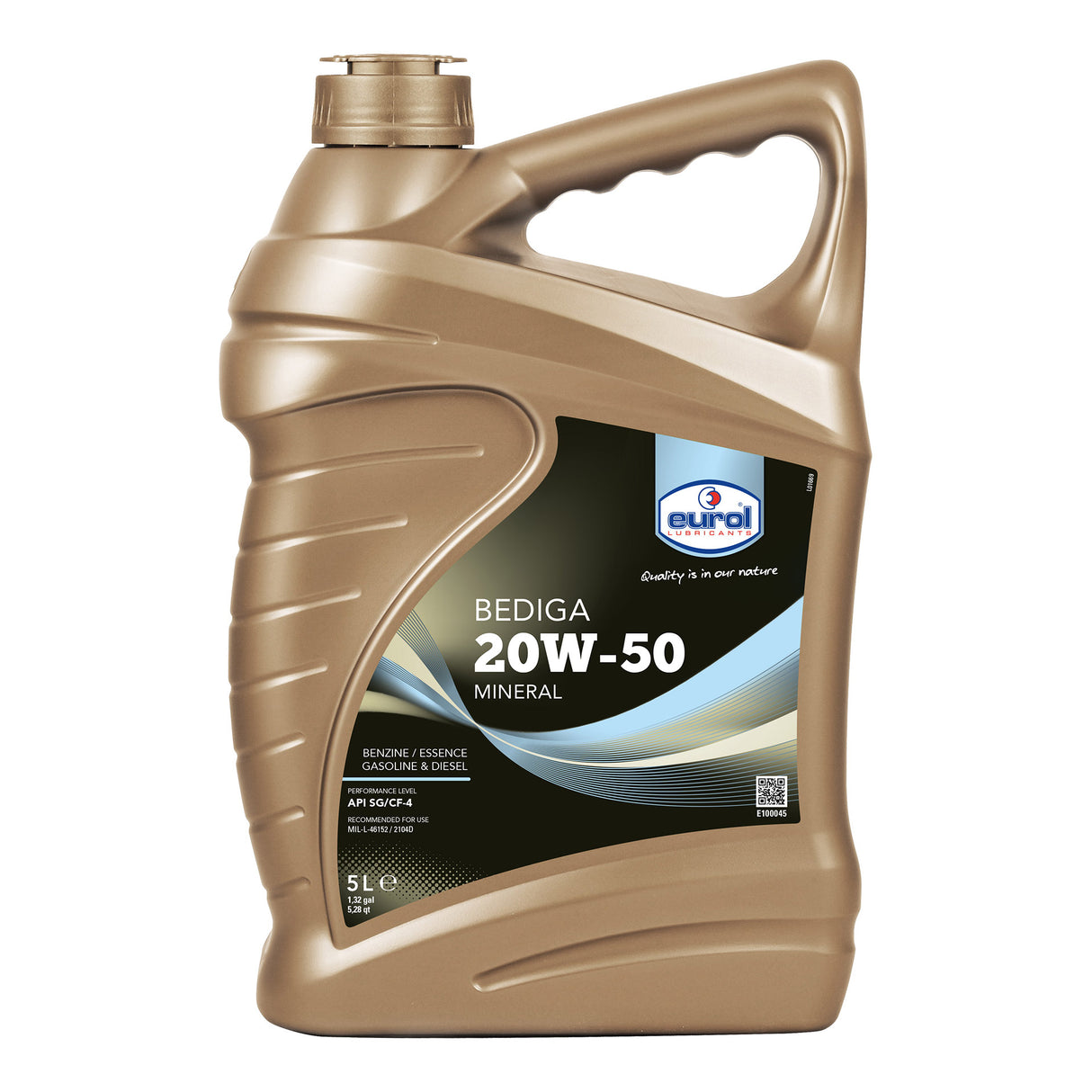 Eurol Carter Oil 20W50 SG CD 5-liter API: SG CF4 Bediga