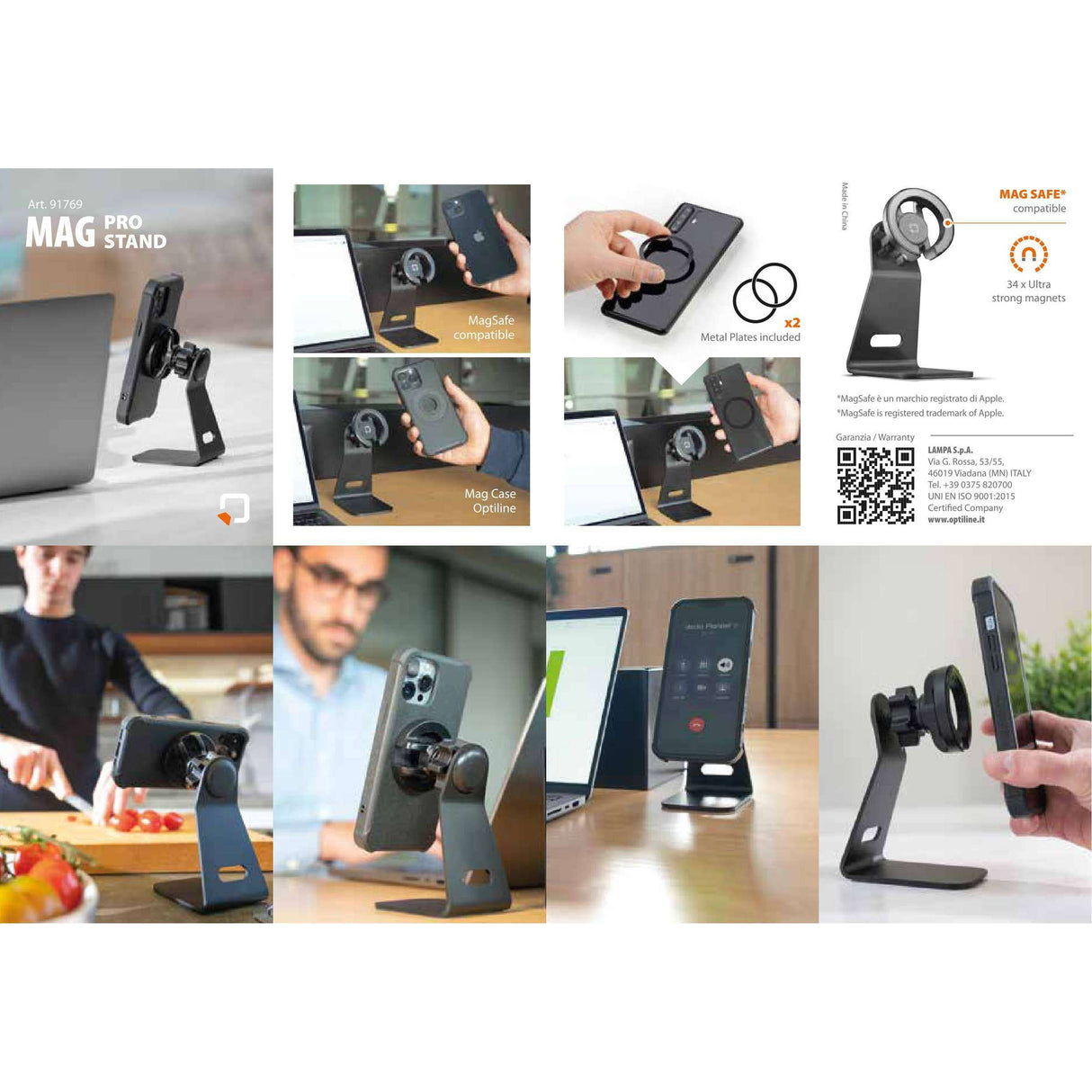 Optiline Mag Pro-Ständer, magnetische Heimbüro-Halterung