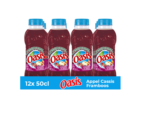 Oasis Apfel-Cassis-Himbeer-Kappe (12x50cl)