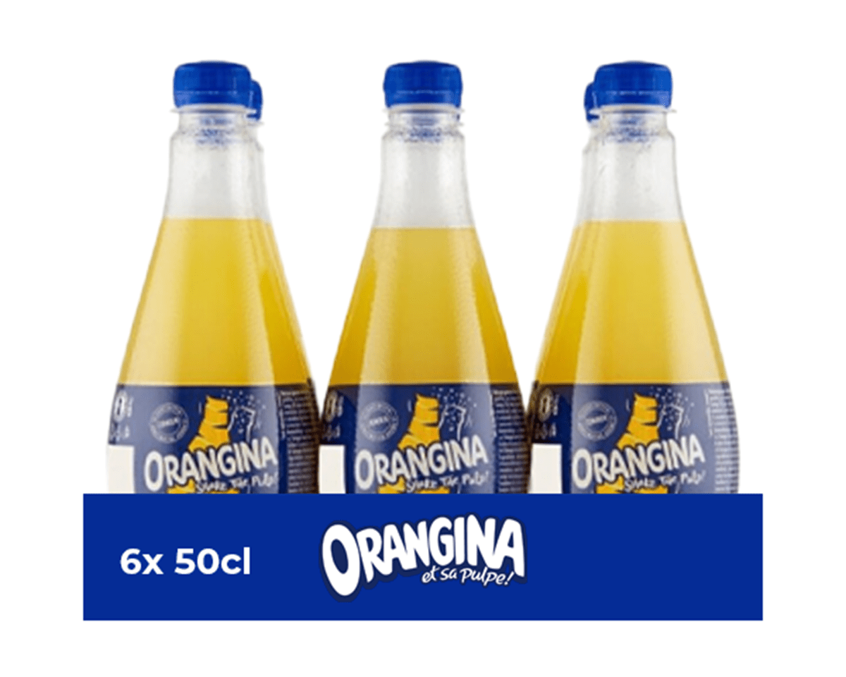 Orangina-Kappe (6x 50cl)