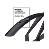 Polisport Fender Set 28 g -Mud 50 mm - schwarz