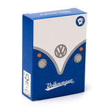 Blaue Spielkarten für Volkswagen Van VW T1