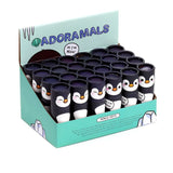 Adoramals Pinguin-Zeichentube mit 12 Buntstiften