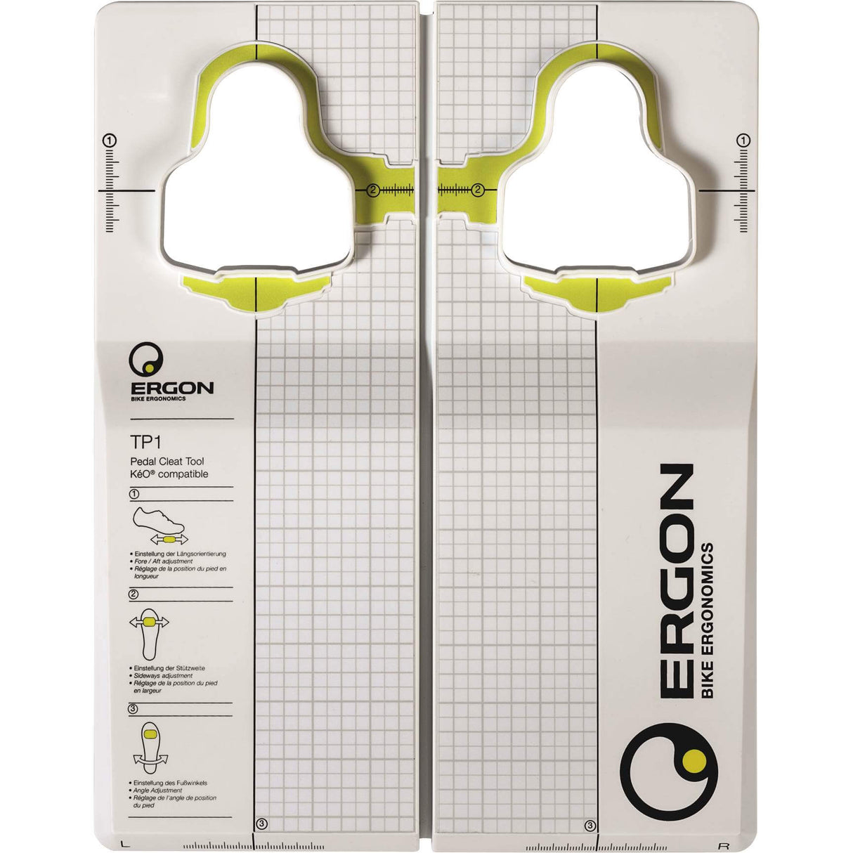 Ergon -Einstellung Form TP1 Keo -Platte