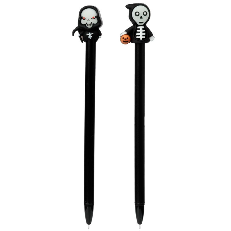 Glow in the Dark Ghosts Skeletons Fineliner-Stift – Schwarz