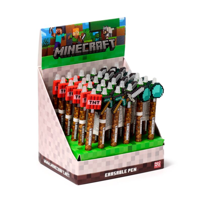 Unglaublicher löschbarer Stift für Minecraft, PVC-Werkzeugoberseite