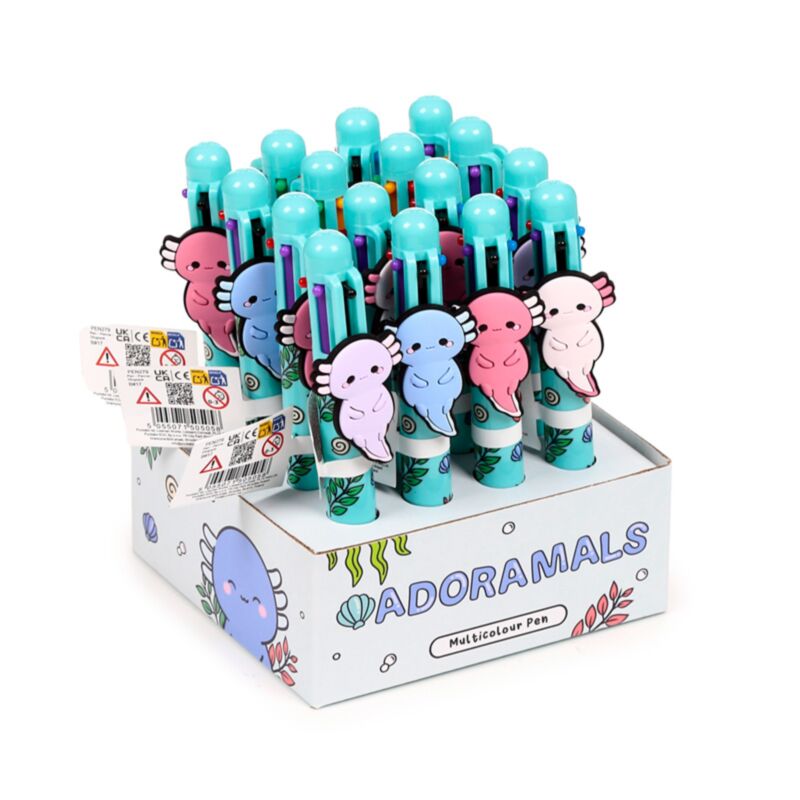 Adoramals Maddie der Axolotl Mehrfarbenstift (6 Farben)