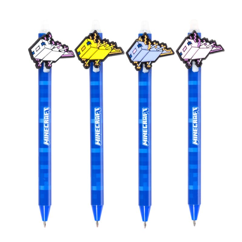 Unglaublicher löschbarer Stift mit PVC-Minecraft-Oberseite