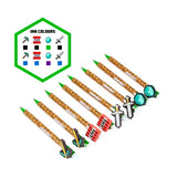 Union-Set mit 8 löschbaren Stiften für Minecraft-Tools, Top