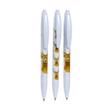 Jan Pashley Wild Deer recycelte Bauchmuskeln (Rabs), 3-teiliges Stiftset