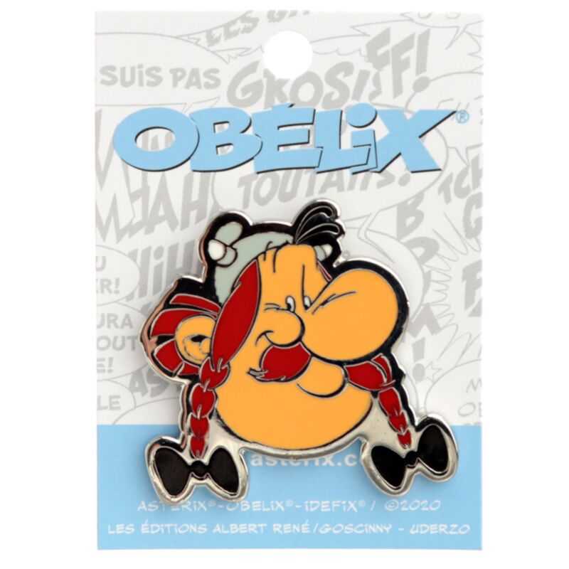 Obelix-Emaille-Knopfabzeichen aus der Asterix-Kollektion