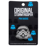 Das originale Stormtrooper-Helm-Email-Knopfabzeichen