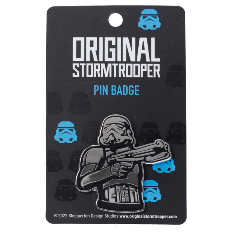 Das originale Stormtrooper-Email-Knopfabzeichen