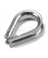 Puntkous 3mm rvs