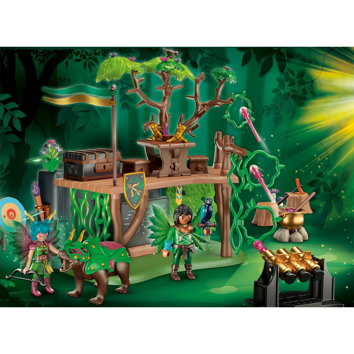 Campamento de entrenamiento PlayMobil Ayuma