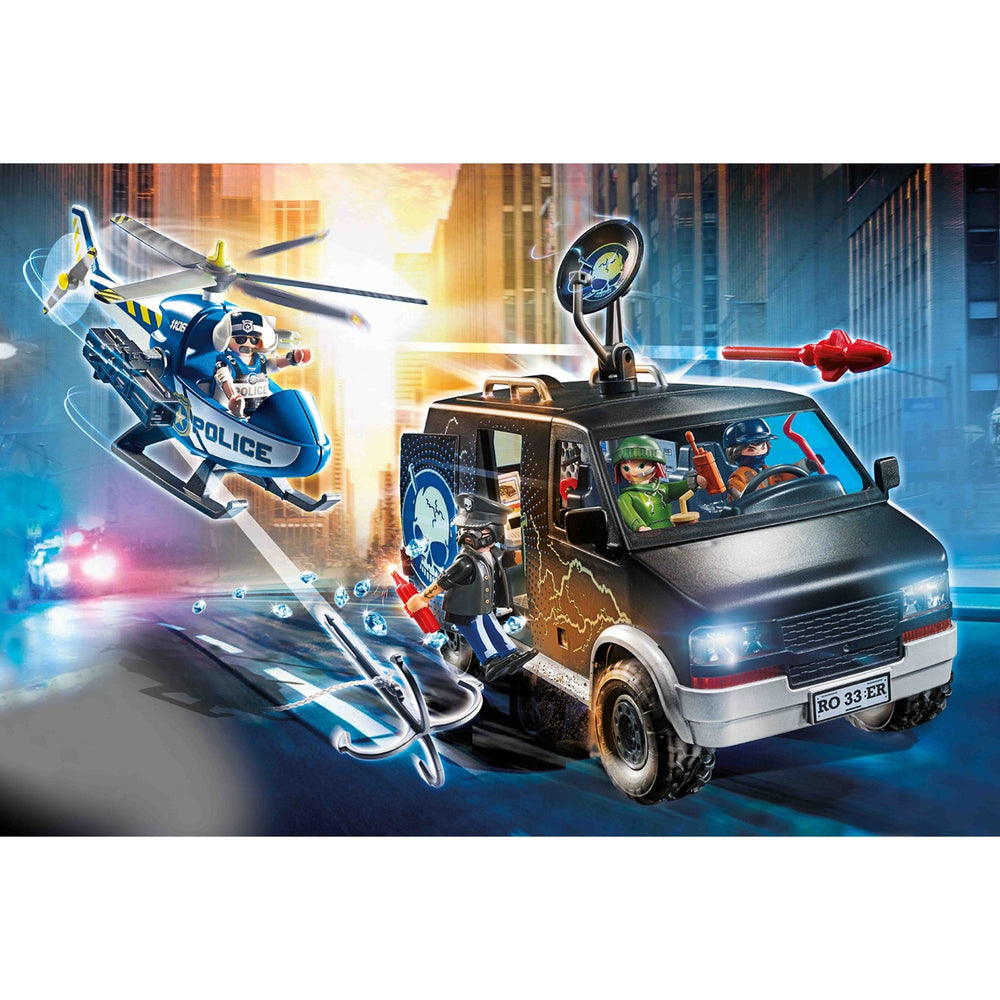 Playmobil Playmobil City Action Police Hubschrauber: Verfolgung von