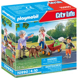 Großeltern der Playmobil City Life mit Enkelkindern 70990