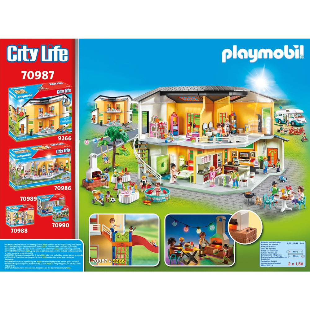 Playmobil City Life Swimming Pool Party mit Folie 70987