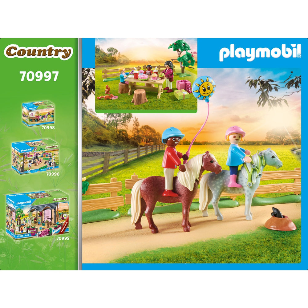 Playmobil Country Kindergeburtstagsfeier auf der Pony Farm 70997