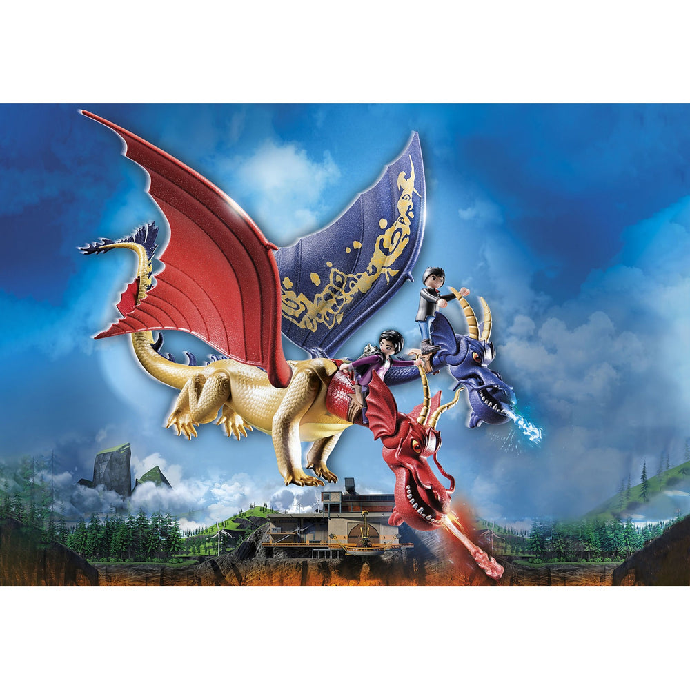 Playmobil -Drachen: Die Nine Realms Wu Wei mit 71080 Juni 71080