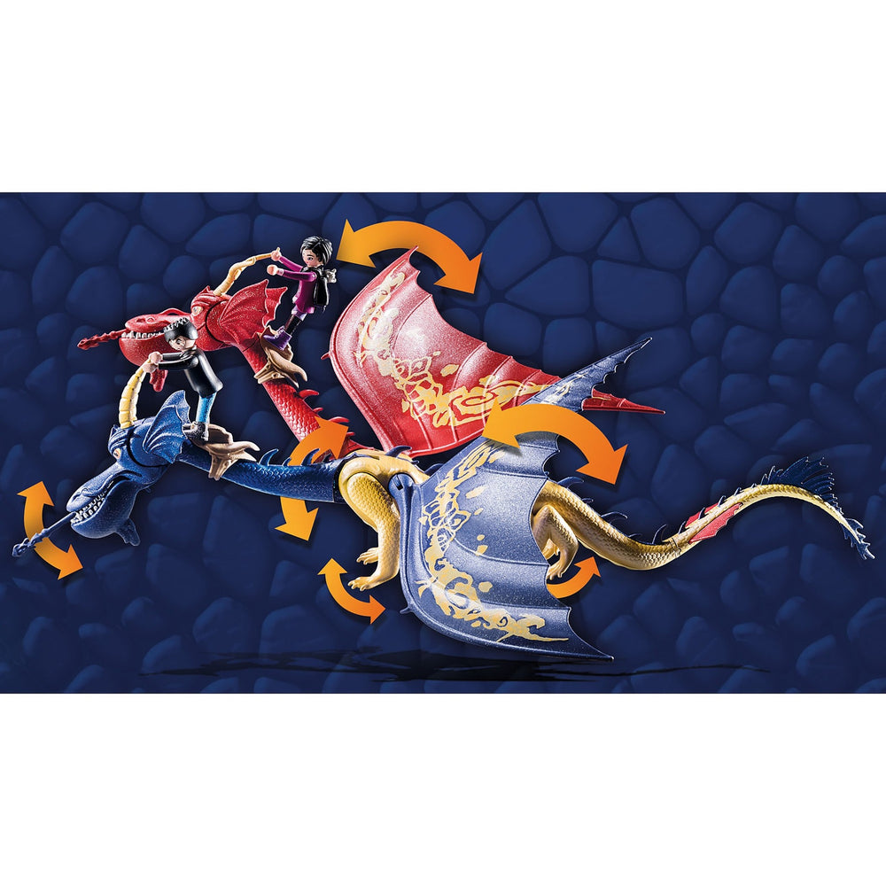 Playmobil -Drachen: Die Nine Realms Wu Wei mit 71080 Juni 71080