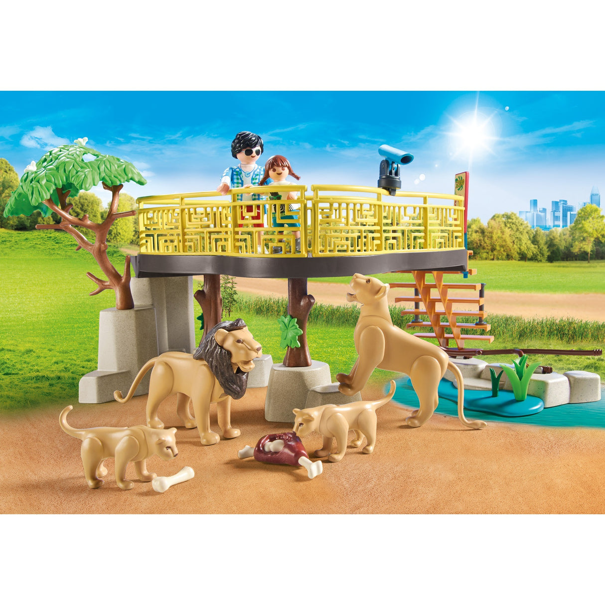 Playmobil Familie Fun Leeuwen im Country Retreat 71192