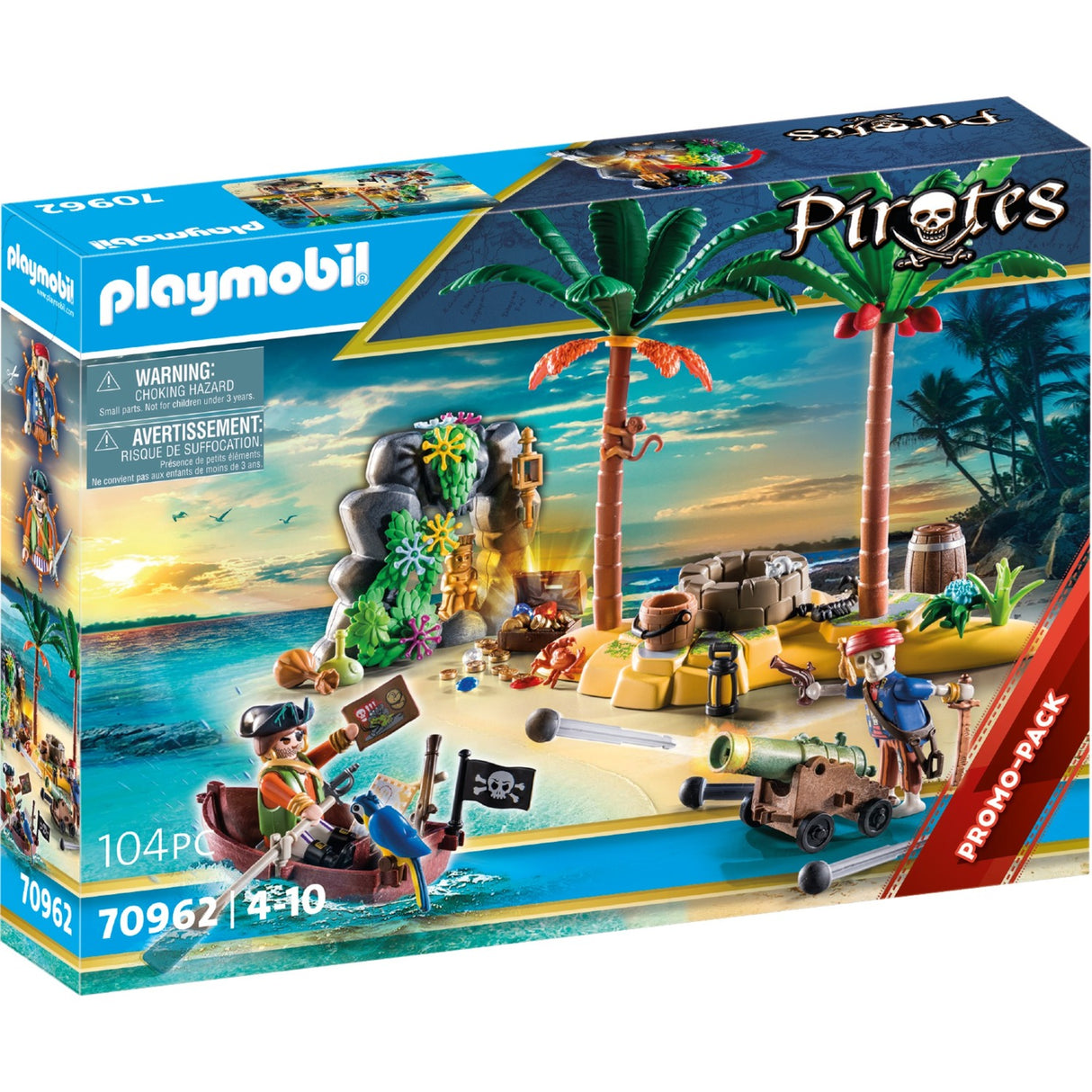 Playmobil Playmobil Pirates Piratenschatz mit Skelett