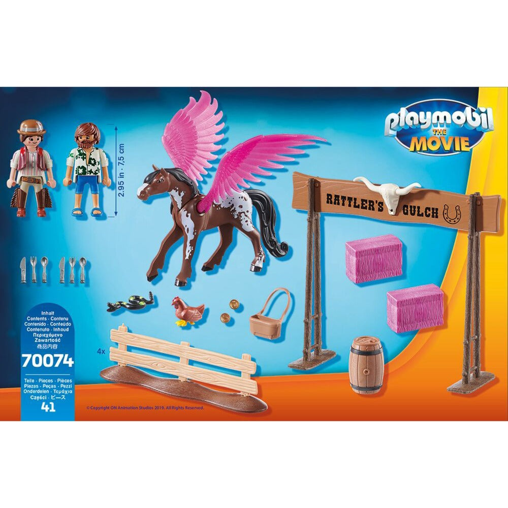 Playmobil Playmobil Der Film Marla und Del mit geflügeltem Pferd