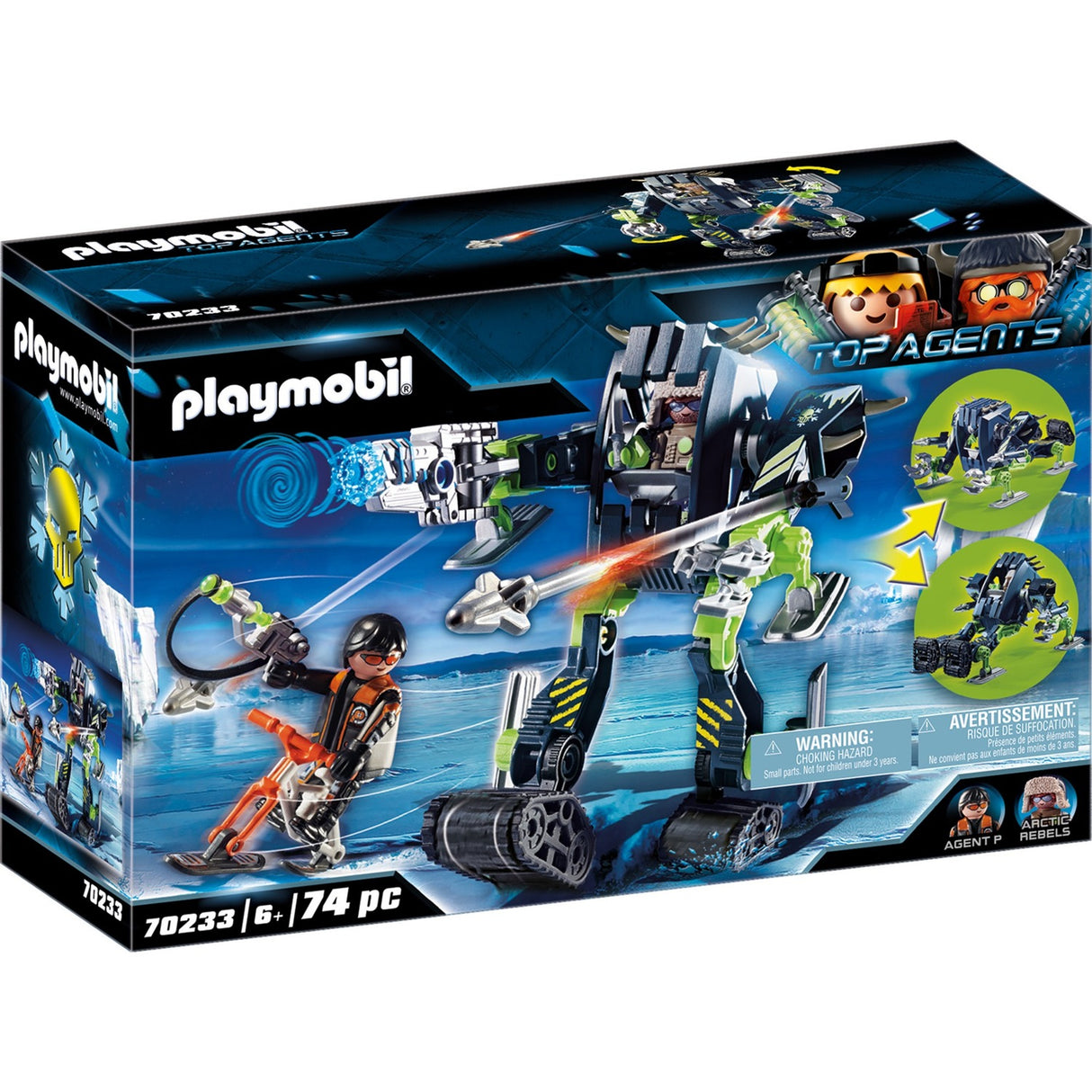 Playmobil Top -Agenten Arktische Rebellen Schneeroboter