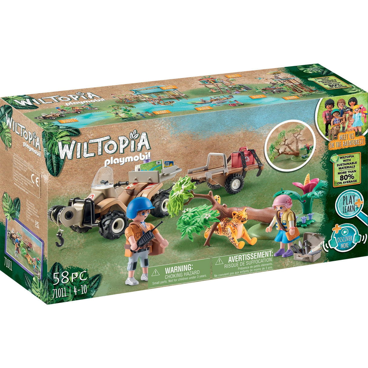 Playmobil Wiltopia Animal Rescue Quad 71011